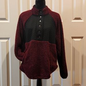 Maurices Faux Fur L Sweater